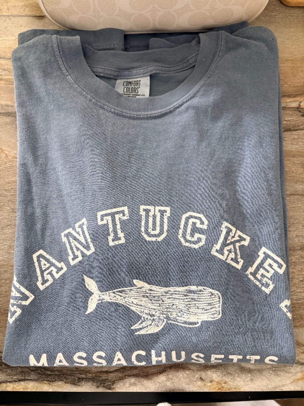 Nantucket Est Whale Oversized TShirt
